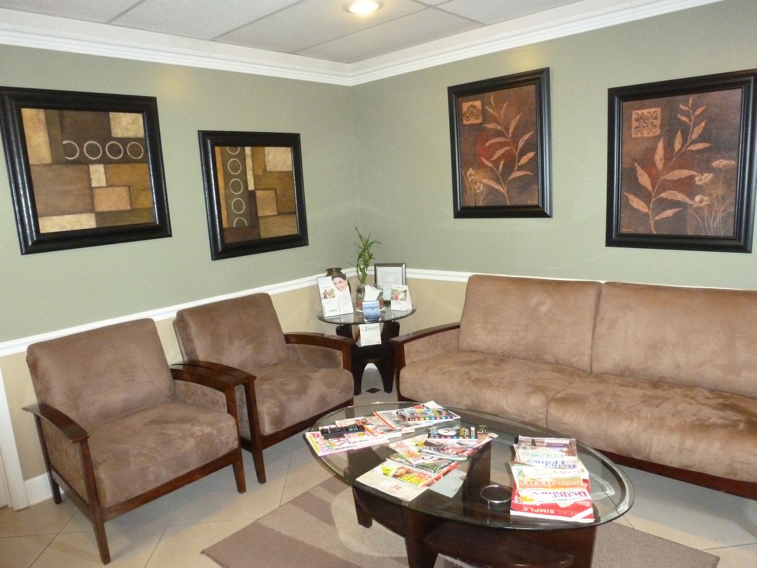 Front office waiting area